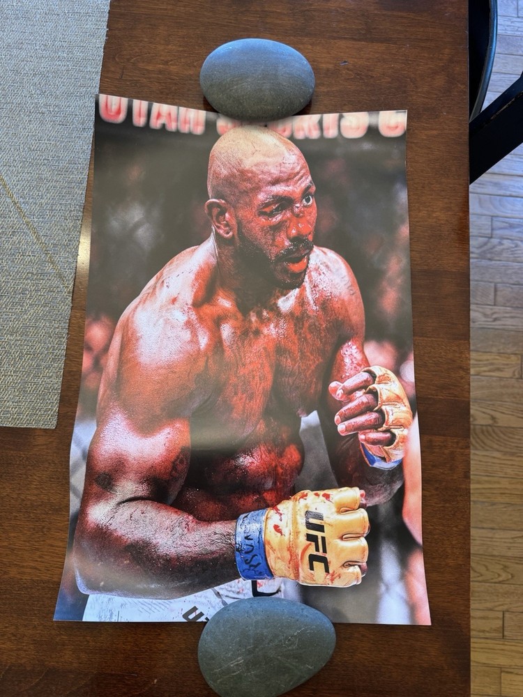 Khalil Rountree Jr UFC 307 Championship Fight 11x17 Poster