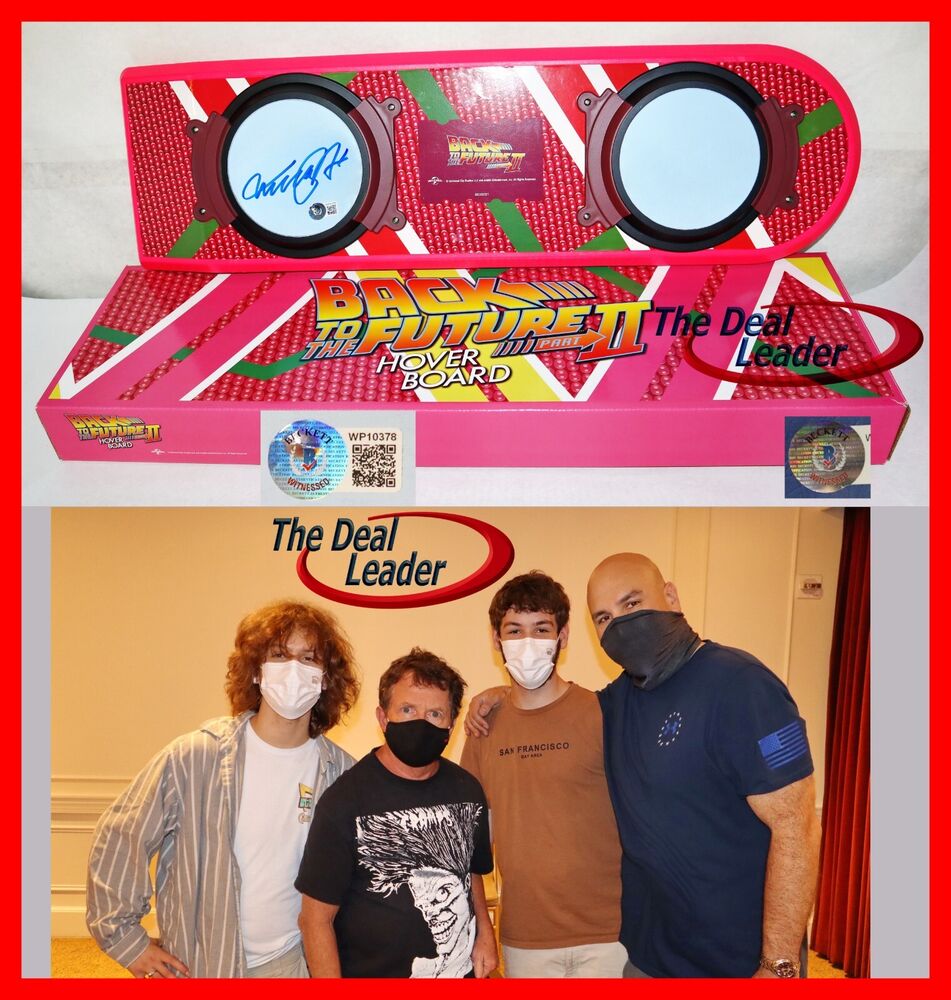 🔥🛹  Michael J Fox Back To Future autographed signed Hoverboard Beckett PSA JSA