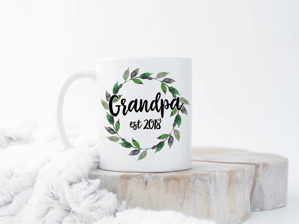Taza abuelo abuelo para ser abuelo regalo embarazo revelar abuelo taza