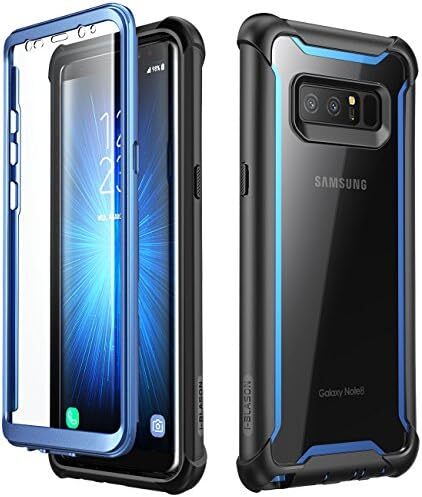 Case for Galaxy Note 8 2017 Release, Ares Series Full-body Rugged Clear Bumper C