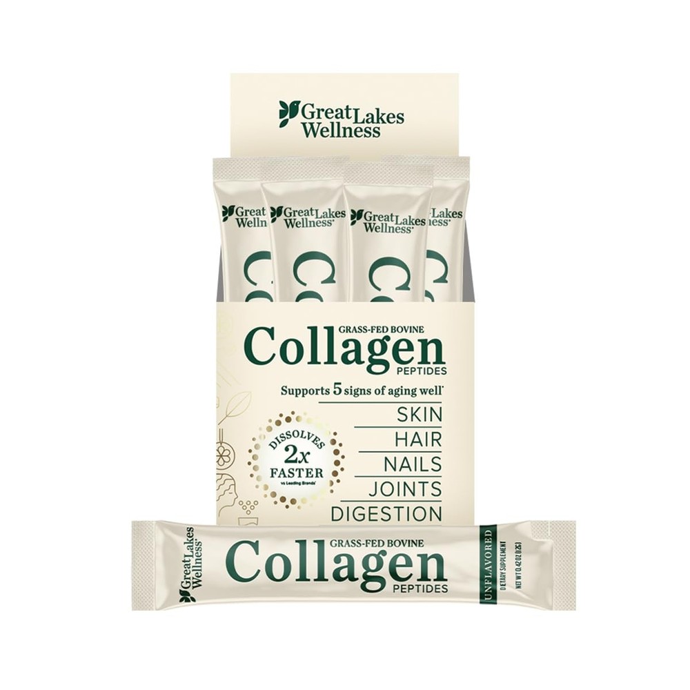 Collagen Peptides Powder for Skin, Hair, Nails, Joints & Digestion - Unflavor...
