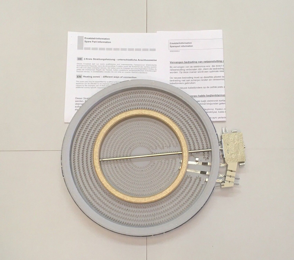 Bosch Ceramic Glass Cooktop Dual Hotplate Element PKG775T01A-image