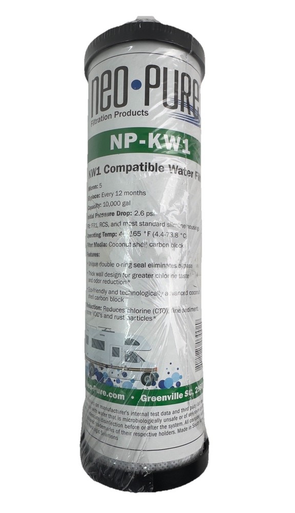 Neo-Pure NP-KW1 RV Water Filter Replacement for WaterPur & Clear Choice KW1