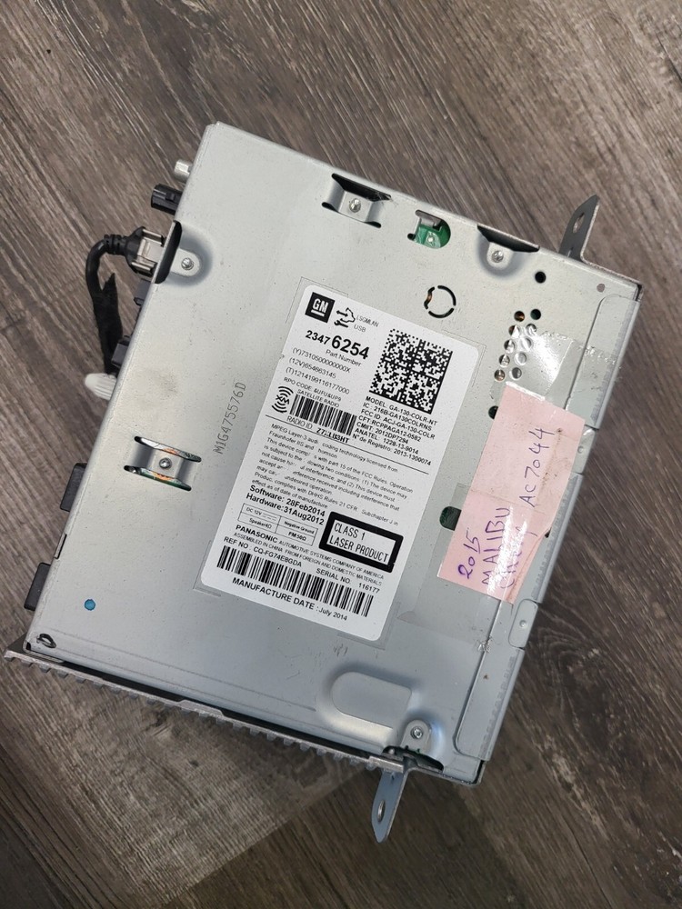 2014-2016 CHEVROLET MALIBU AM/FM RADIO MP3 CD PLAYER RECEIVER 23476254 OEM