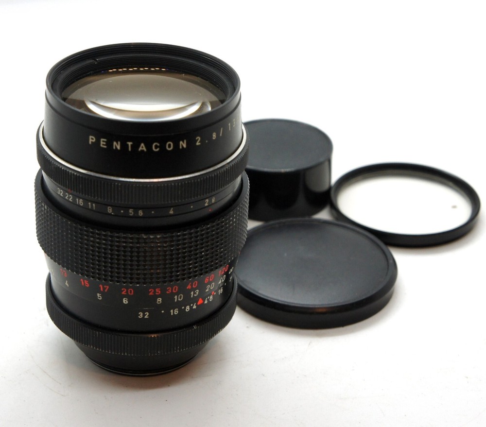 Pentacon 2.8/135 German Lens 15 blades! M42 mount same as Meyer Orestor