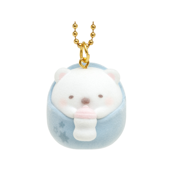 Presale 2022 November Sumikko Gurashi baby Petite Keychain shirokuma polar bear-image