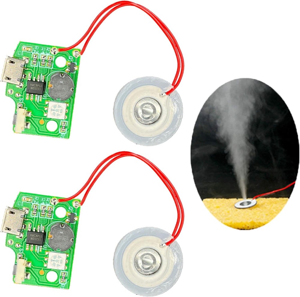 2 Pack Atomization Disc mist maker Ultrasonic Atomization Module Ultrasonic fogg