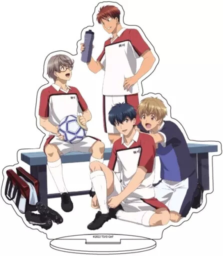 Acrylic Stand Panel 01. Key Visual Character Figure Shoot Goal To The Future