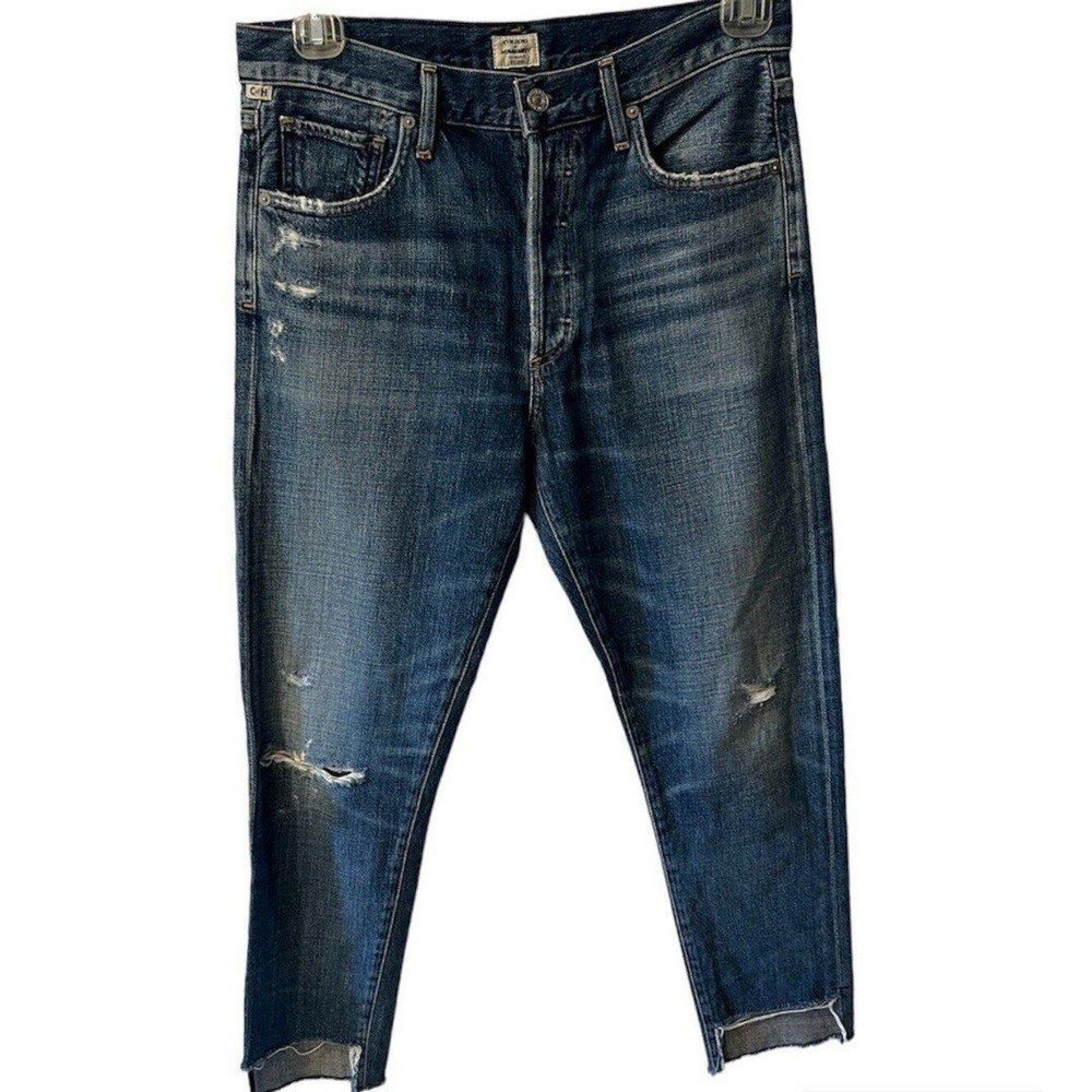 Women’s Citizens of Humanity Liya Hi-Lo Troublemaker Vintage Jeans Size 27