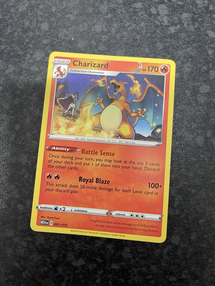 charizard foil, 001/015, ulta rare limited edition mcdonalds collaboration
