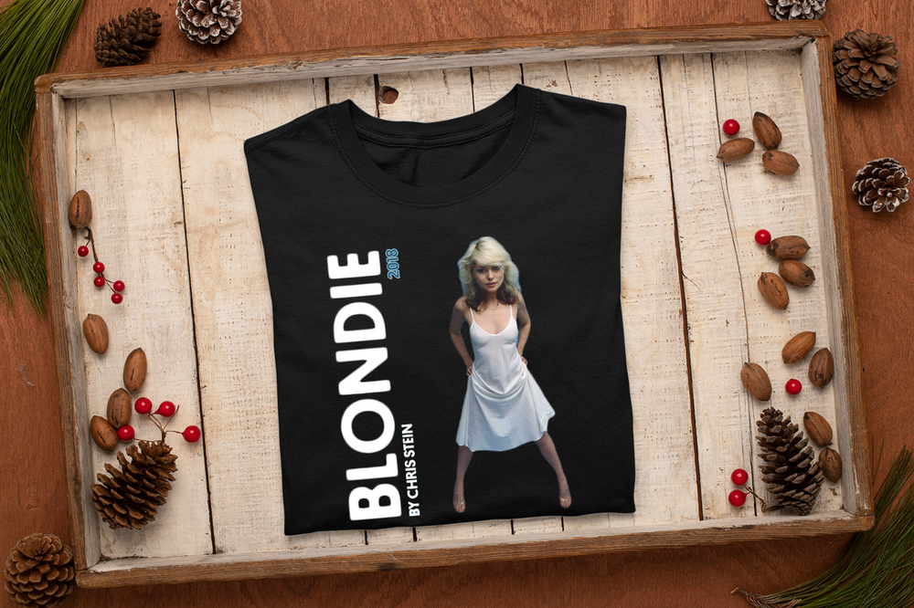 Blondie Debbie Harry 70s Cotton Black T-Shirt in All Sizes AC305