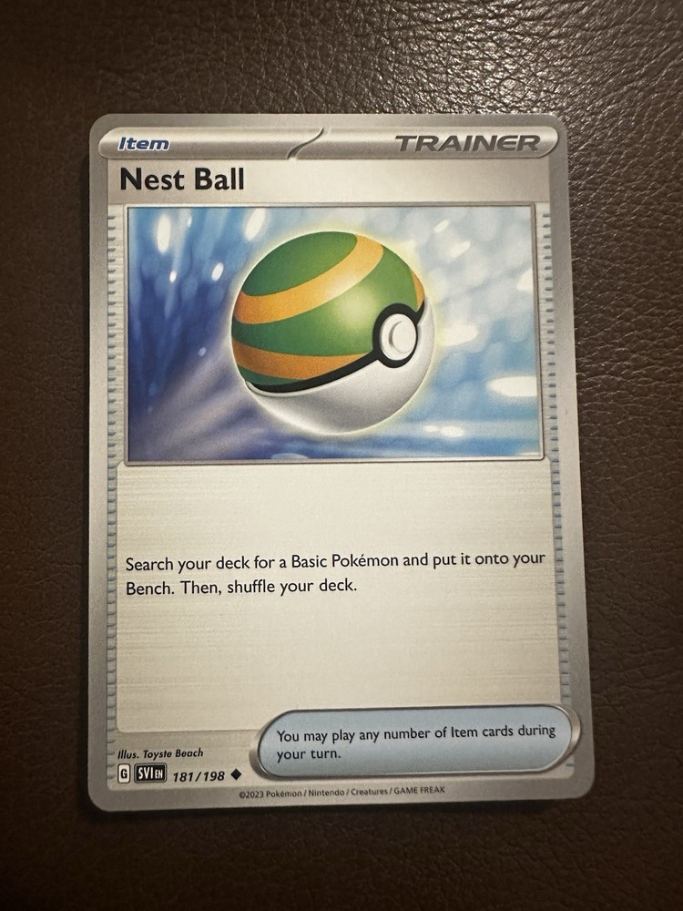 Pokémon Nest Ball 181/198 - Tournament Deck Essential - NM Condition