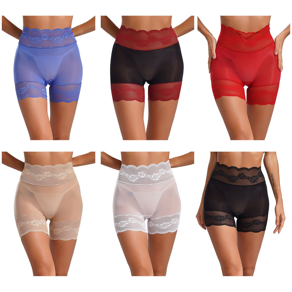 Women Underwear Nightwear Briefs Smooth Lingerie Club Wear Boyshorts Hipster
