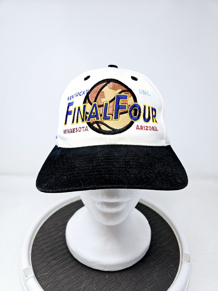 Vintage 1998 NCAA Basketball Final Four Top Of The World Snapback Cap Hat
