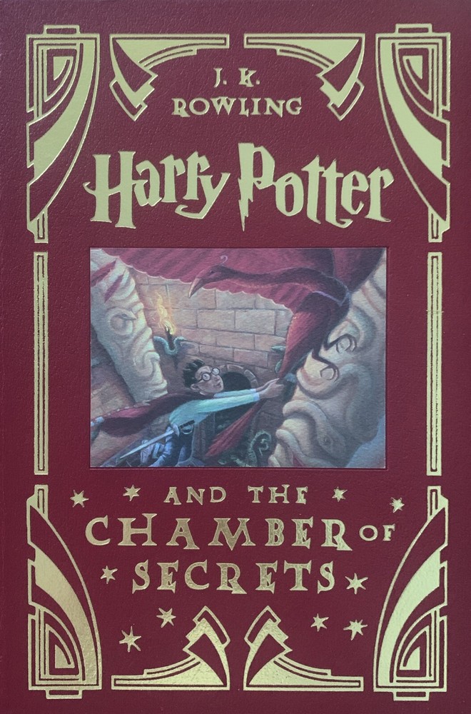 1st Edition Harry Potter Chamber of Secrets Leather Bound Collector’s Book Rare 10987654321