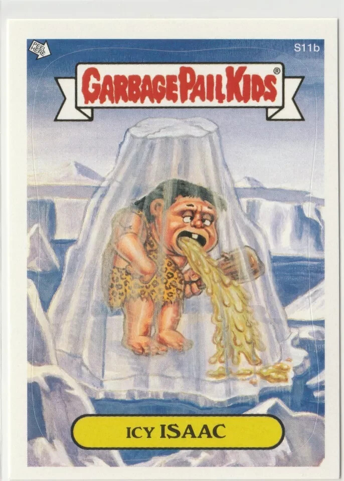 Icy Isaac S11b Scratch n Stink Garbage Pail Kids GPK 2004 ANS3 New Series