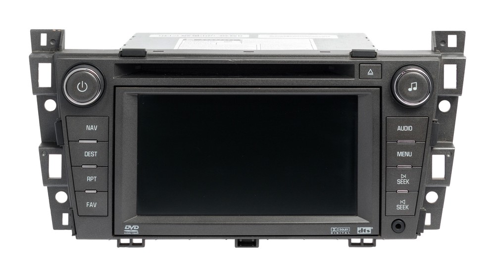 2007-08 Cadillac SRX Radio w/ 6-Disc CD Player Navi Aux 25837571 U2V Opt