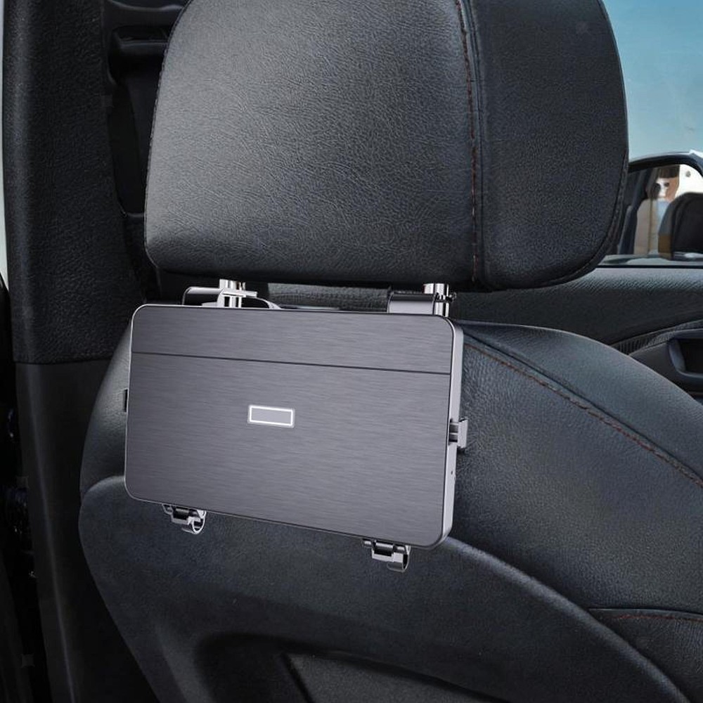 Foldable Car Back Seat Tray with Cup Holder for Meals Work or Laptop Use  