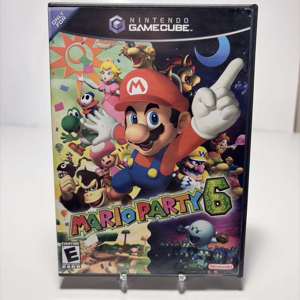 Mario Party 6 Nintendo Gamecube Complete CIB Tested Fast Shipping