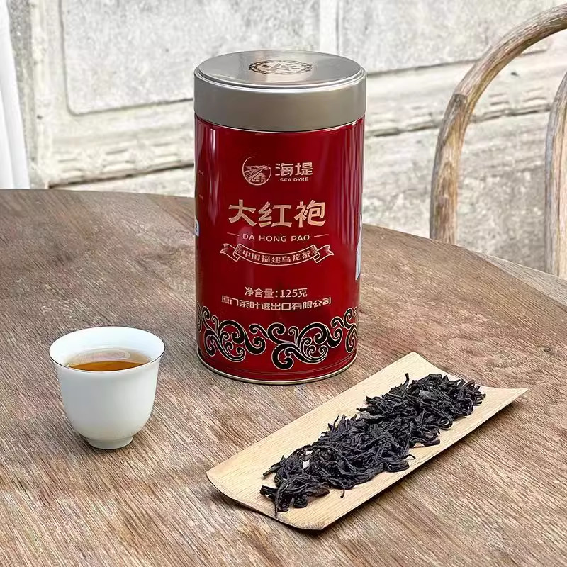 Sea Dyke AT103A DA HONG PAO CHINA FUJIAN OOLONG TEA Da Hung Pao 125g Tin