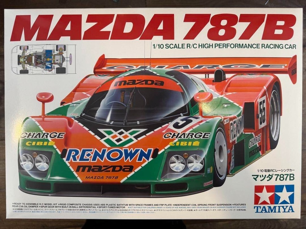 Mazda 787B Tamiya 1/10 Scale Electric RC Car Radio Control Model 47518 New From Japan