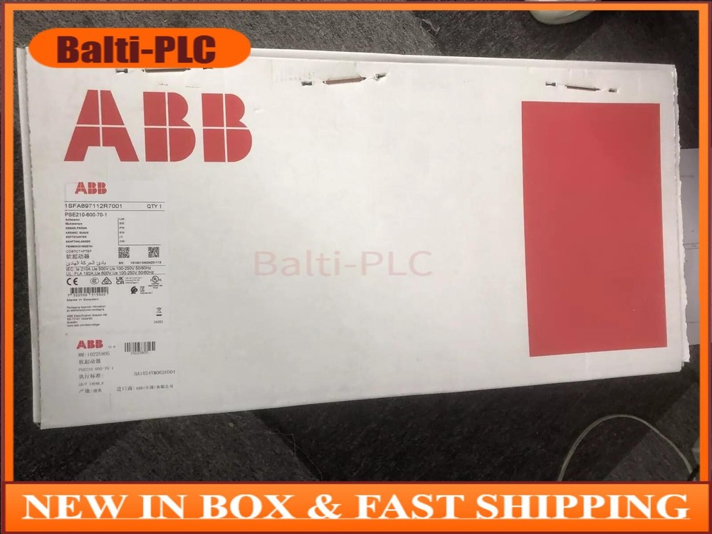 ABB PSE210-600-70-1 ABB Soft Starter PSE210-600-70-1 Brand New US Free TAX