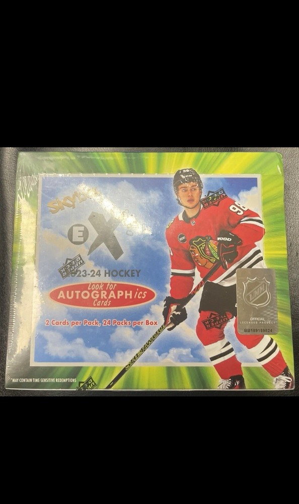 2023-24 Upper Deck Skybox EX 2000 Hobby Box Sealed Bedard Rookie Possible