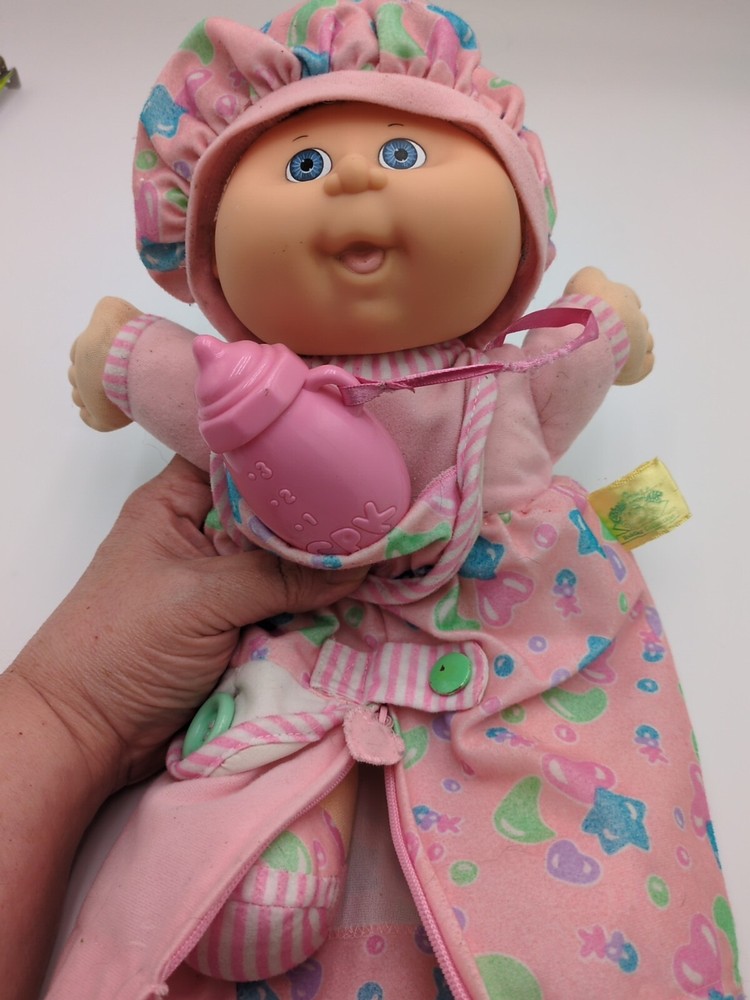 Vintage 1992 Cabbage Patch Toddler Collection  Love N Care Baby With Bottle