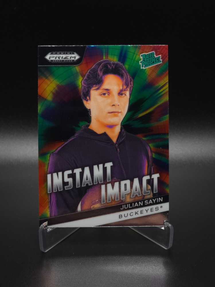 2024 Panini Prizm Draft Picks Julian Sayin Rated Prospect Instant Impact #II-JS