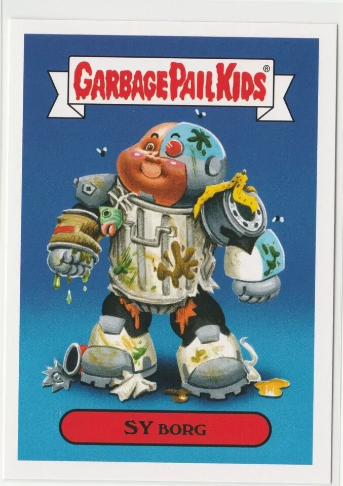 Sy Borg #7a Garbage Pail Kids GPK 2016 Prime Slime Trashy TV Trading Card