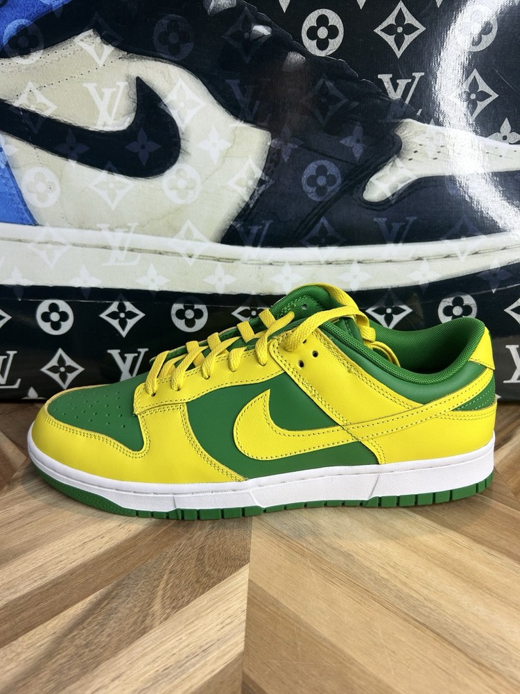 Nike Dunk Low Reverse Brazil Size 12 Oregon Ducks DV0833 300 Premium Sneakers