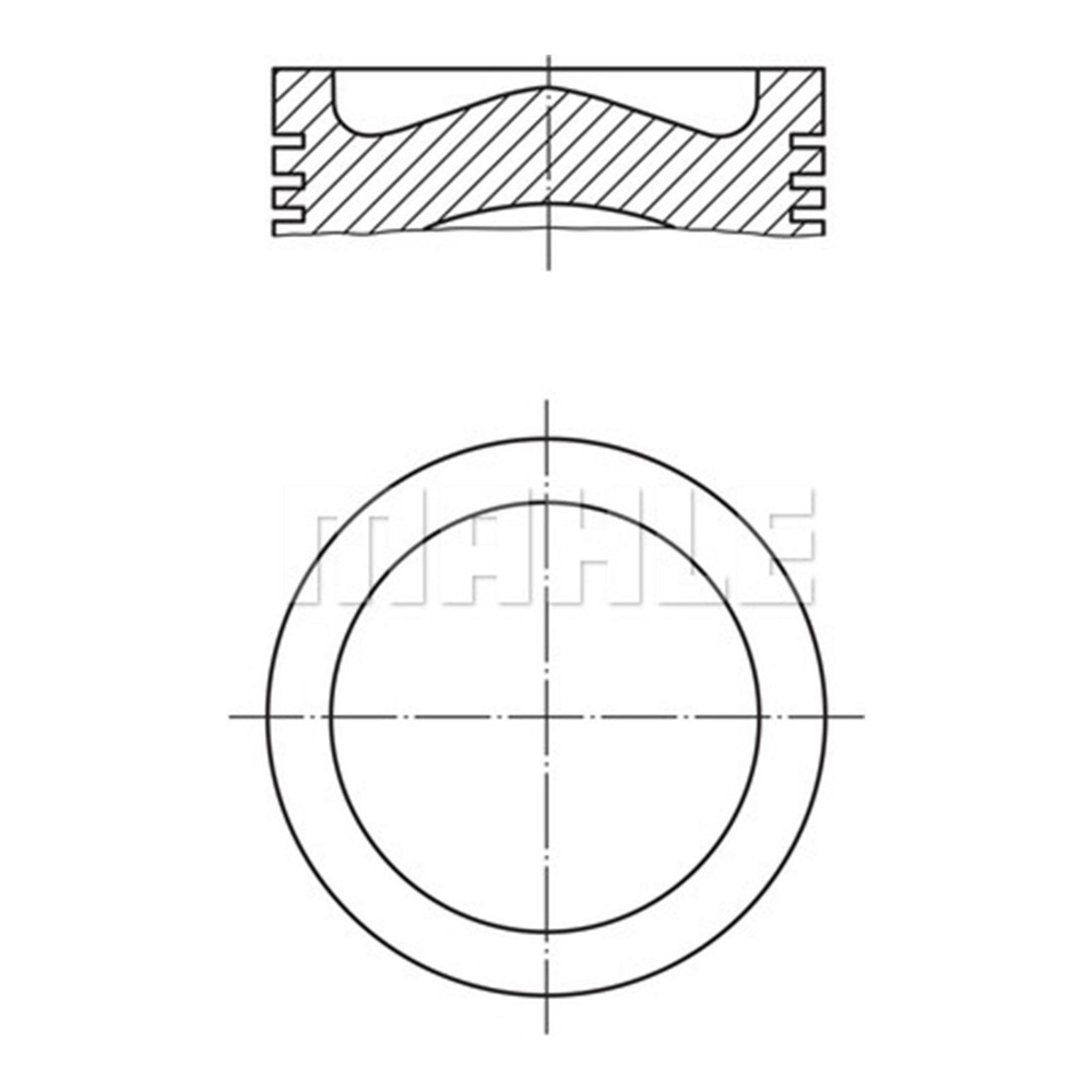 MAHLE 038 90 00 High-Performance German Piston for Optimal Engine Efficiency