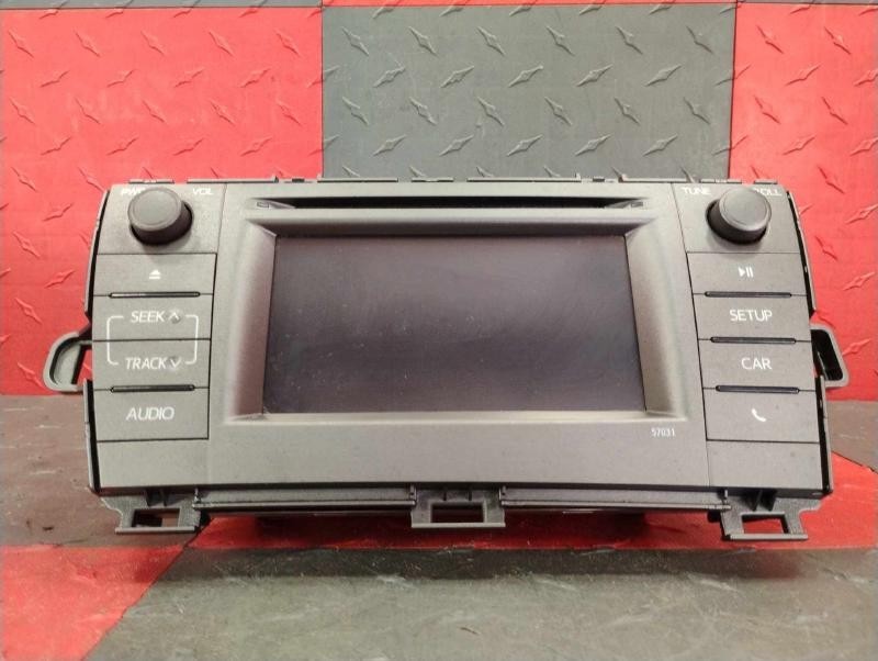 2012-2015 Toyota Prius Radio Receiver Display Screen ID 57031 on radio face OEM