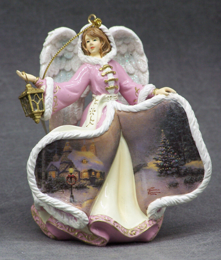 Thomas Kincade Winter Angels Christmas Ornament Stonehearth Hutch 2005