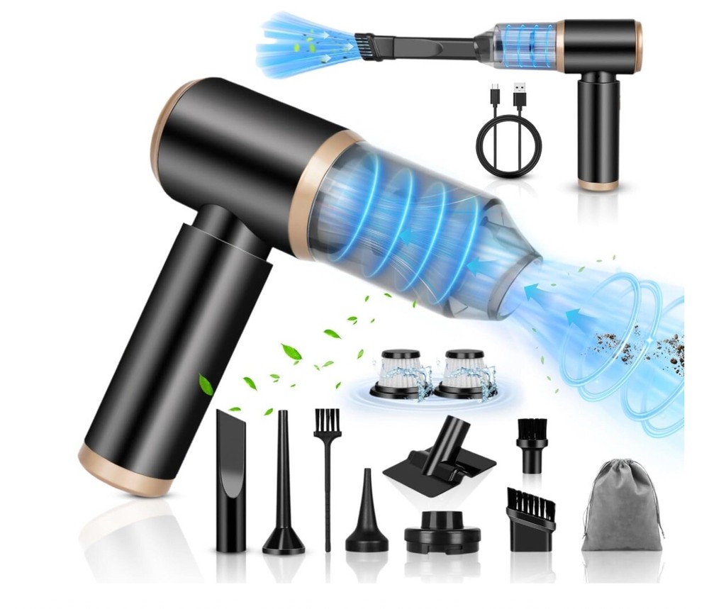 Cordless Handheld Car Vacuum Cleaner 9000Pa High Power Portable Mini