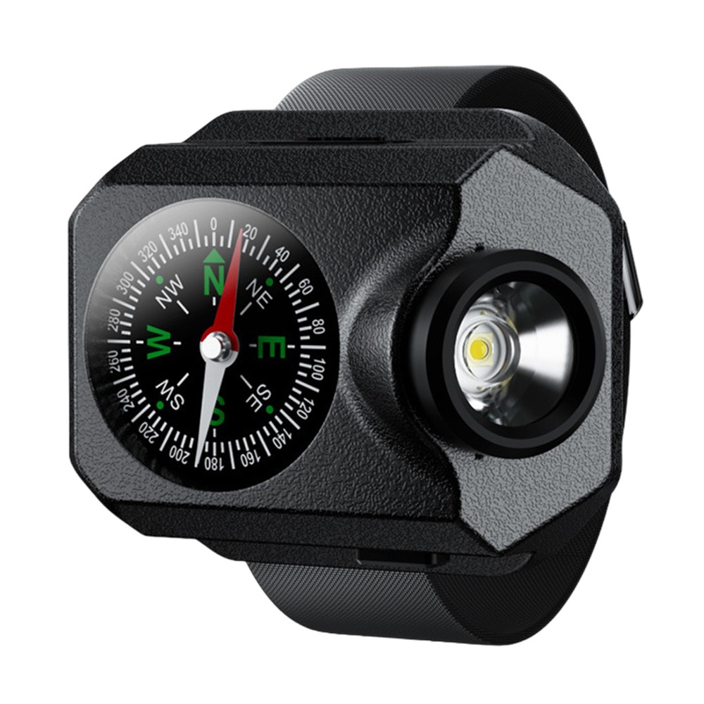 USB Rechargeable LED Flashlight Watch with Wrist Torch Light