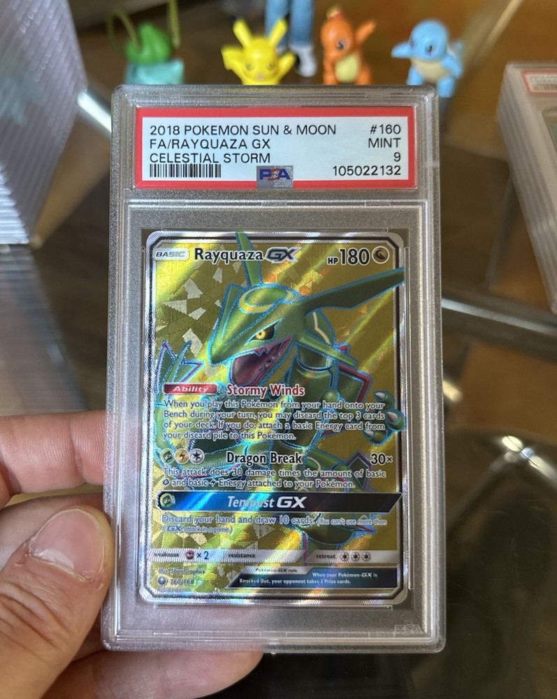 Rayquaza GX (Full Art) 160/168 Sm-Celestial Storm Holo