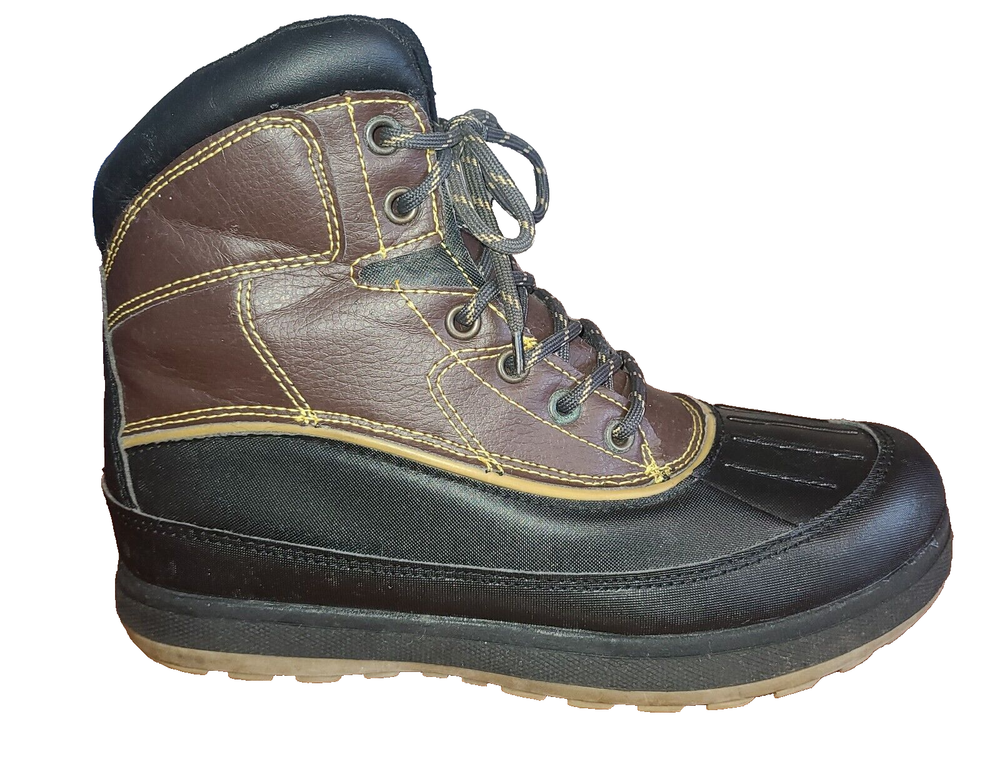 OZARK TRAIL Men's Prairie Duck Boot in Brown Black Waterproof Hiking Boots