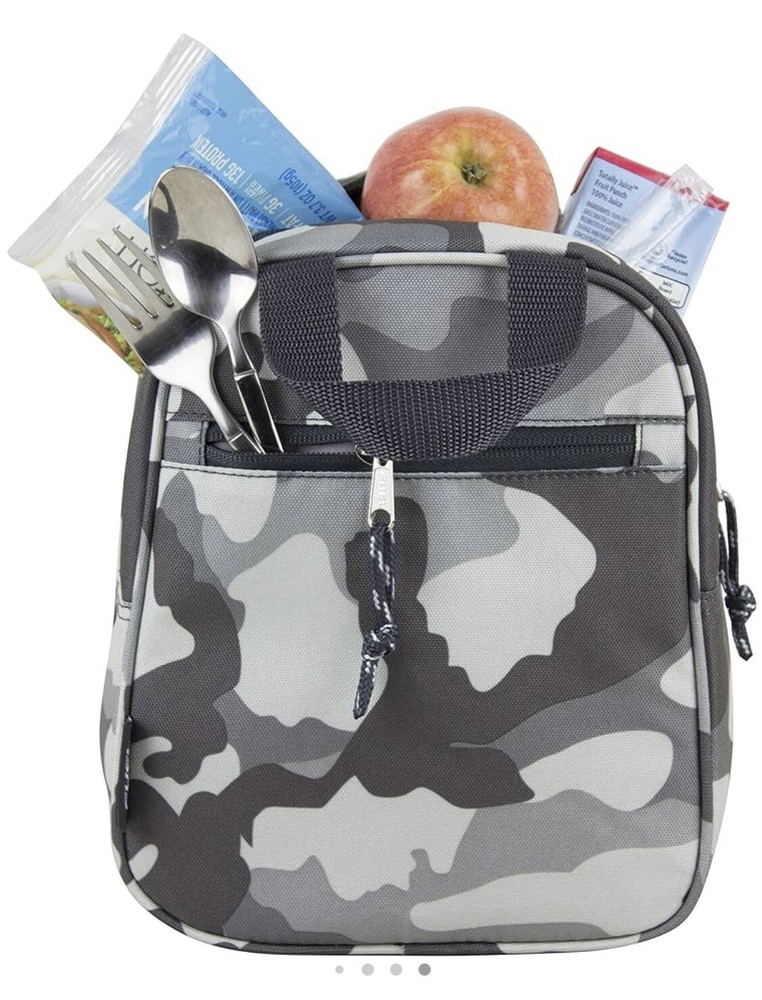 BACK TO SCHOOL Fuel Camo Cargo Insulated Dual Handle Lunchbox-image
