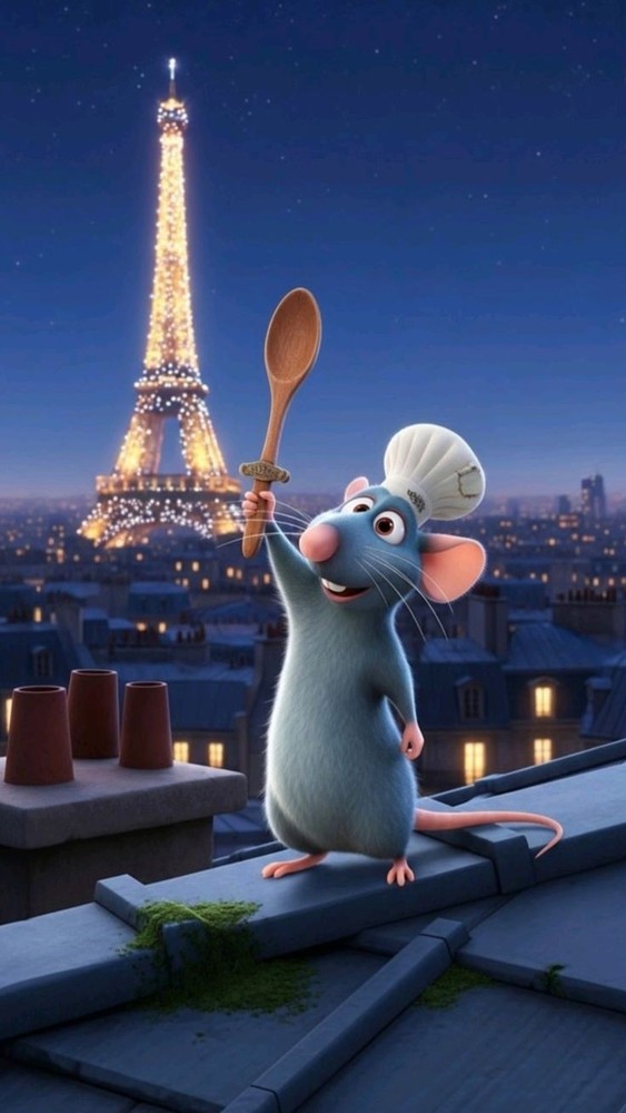 Disney Ratatouille Chef Remy Paper Poster 210 GSM (No Frame) #1