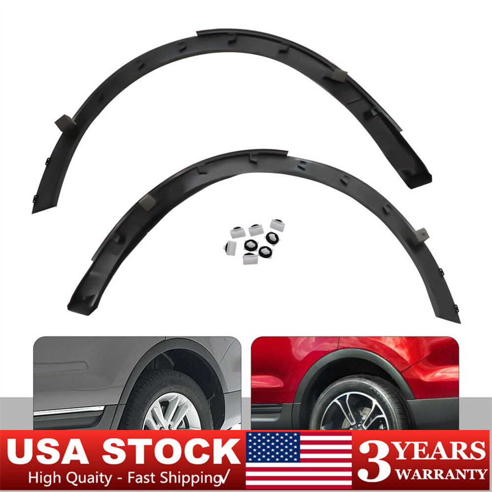1 Pair Rear Fender Flare Wheel Well Arch Molding For Ford Explorer 2011-2019