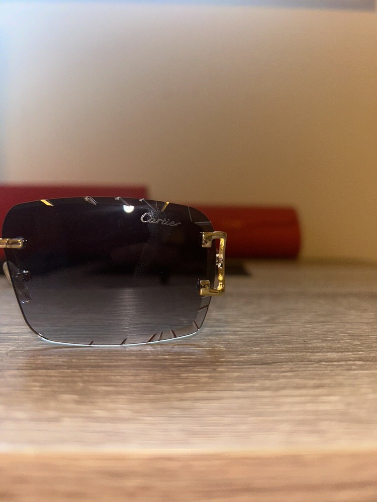 Cartier C-Decor blue and grey lens brand new with accessories and dust protector