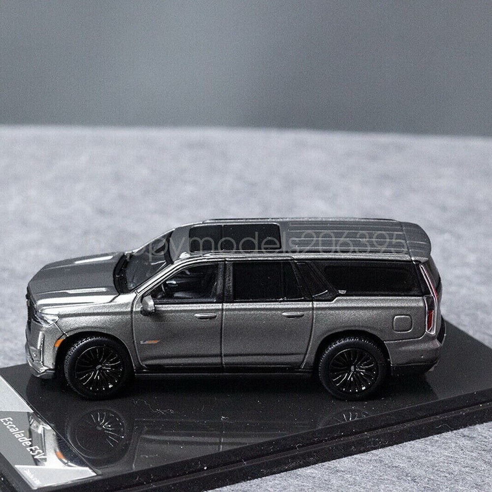 SHADOW 1/64 Scale For Cadillac Escalade ESV Grey Diecast Car Model Collection