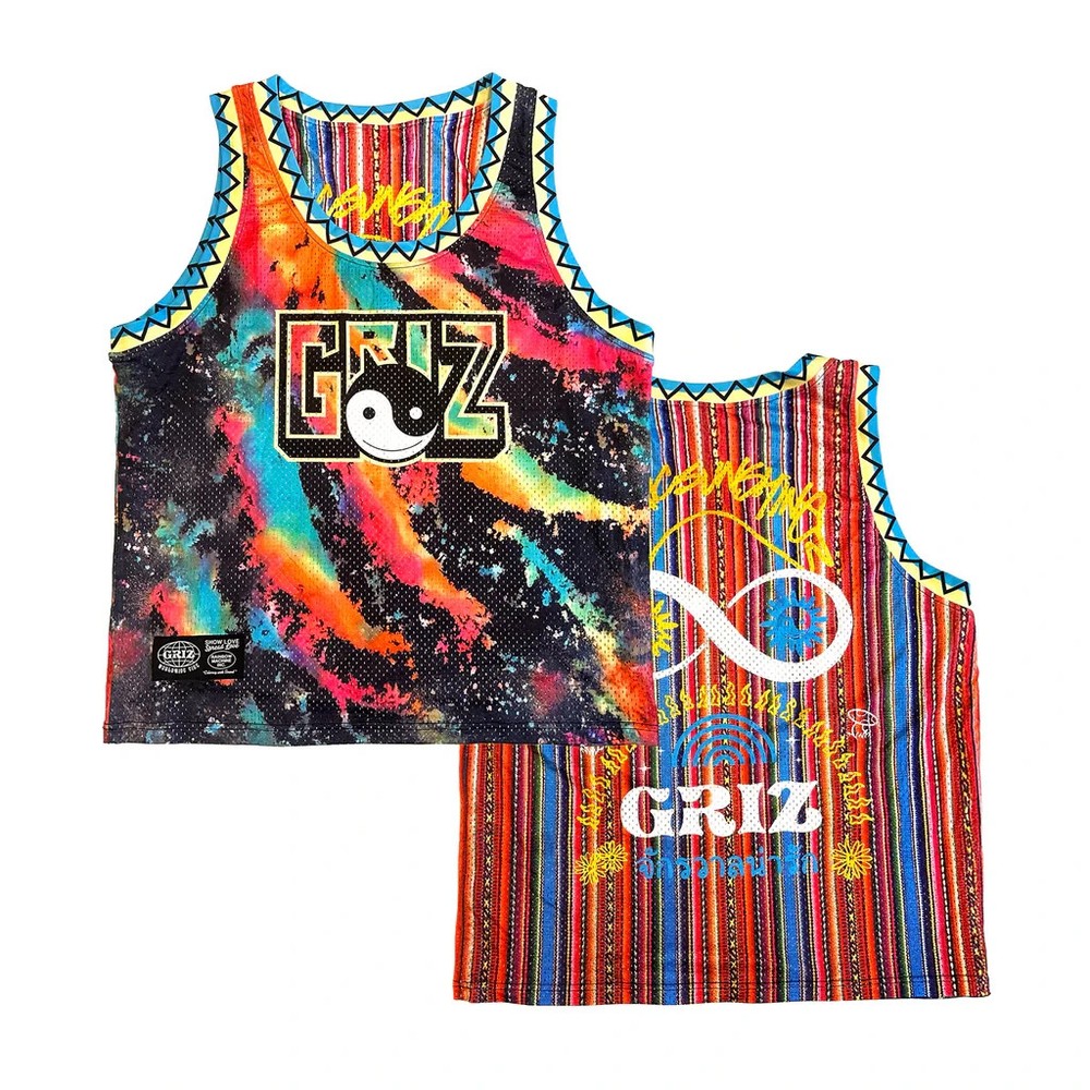 GRiZ WookFlip Reversible Basketball Jersey SIze X-Large XL EDM RAVE