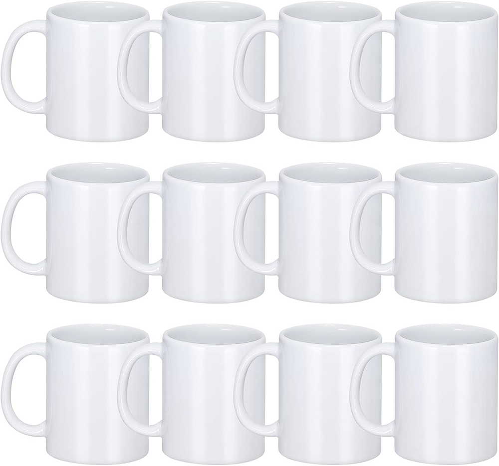 Tazas blancas para sublimar tazas para sublimacion en blanco para sublimar12 Pc