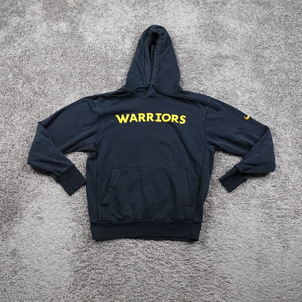 Golden State Warriors Hoodie Mens Small Nike Dri Fit NBA Logo 75th Anniversary