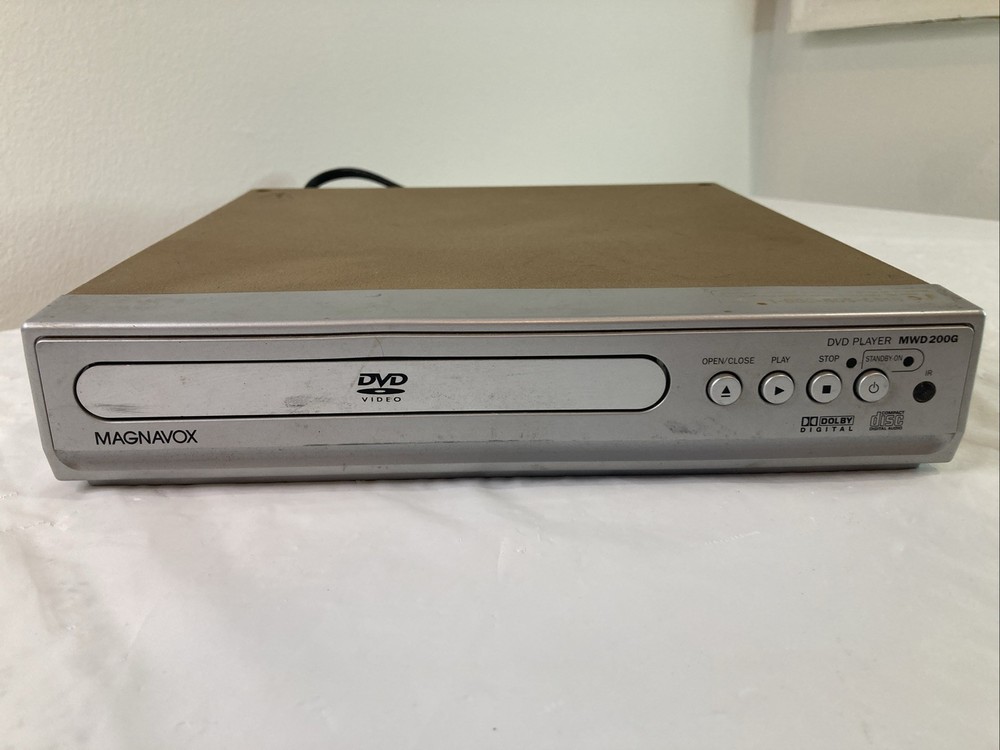Magnavox MWD200G Dolby Digital Compact DVD Player Small No Remote