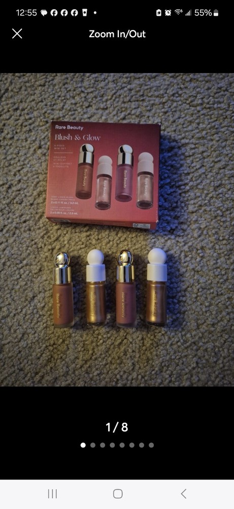 RARE BEAUTY BLUSH & GLOW 4 PIECE MINI SET LIMITED-EDITION