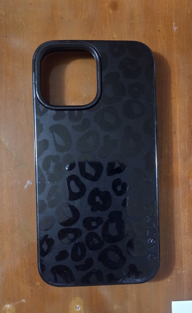 Casely Into The Wild Black Leopard Iphone 13 Pro Max Cell Phone Case