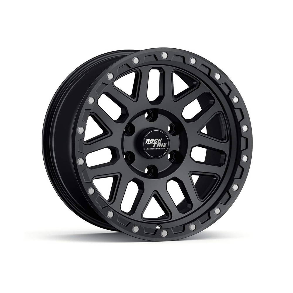 RockTrix RT110 17 inch Wheel Compatible with 2009-2024 Ford F150 17x9 6x135 W...